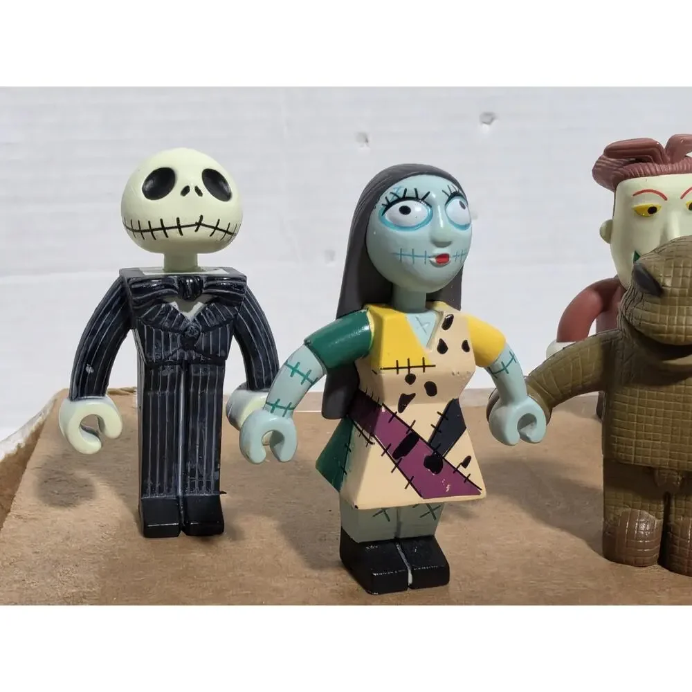 The Nightmare Before Christmas Block Buddies NECA Anniversary Retired Set Of 5